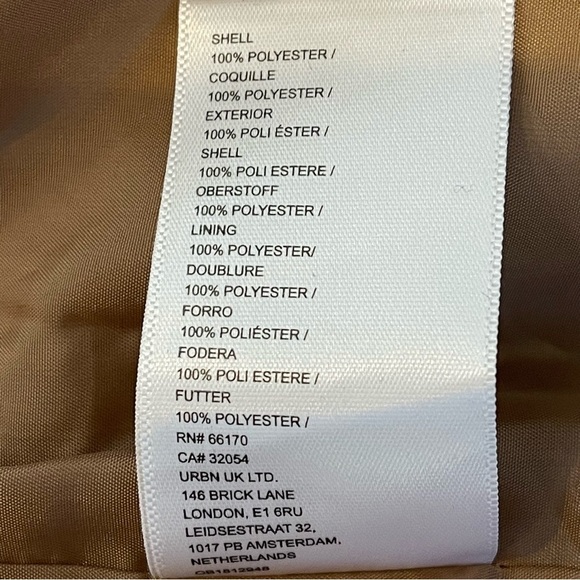 Urban Outfitters Tweed Mac Coat Size Large - Picture 8 of 11